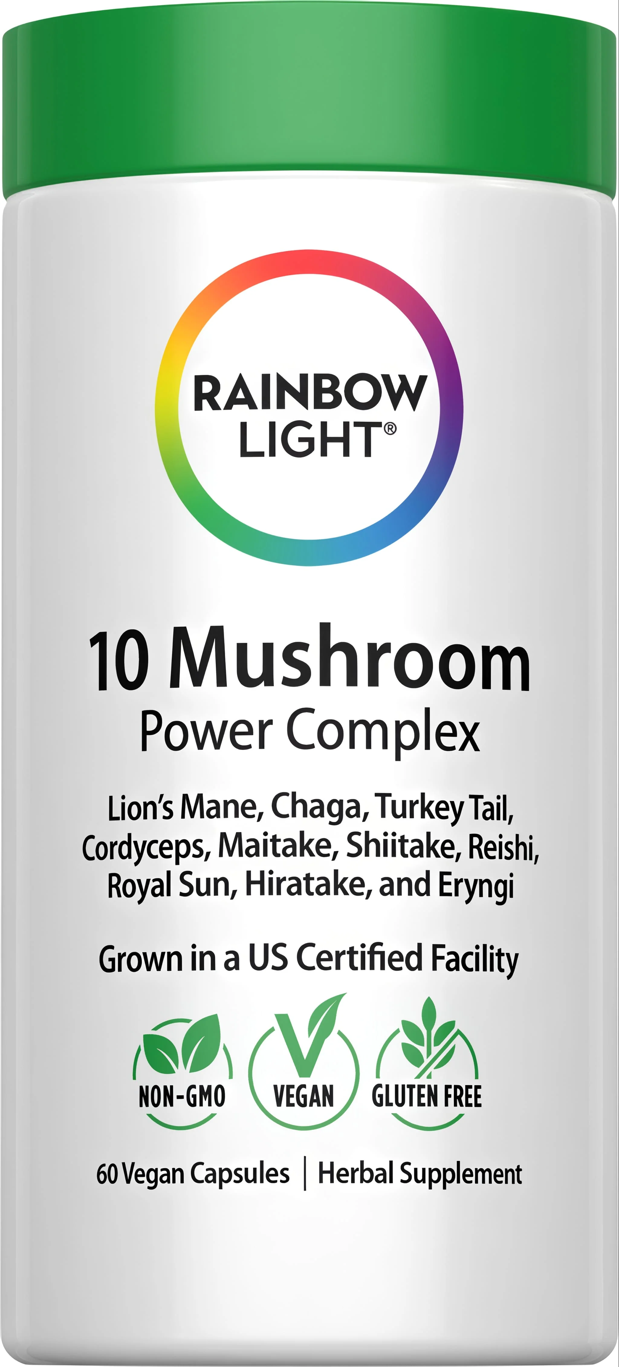 10 Mushroom Power Complex, 60 Vegan Capsules