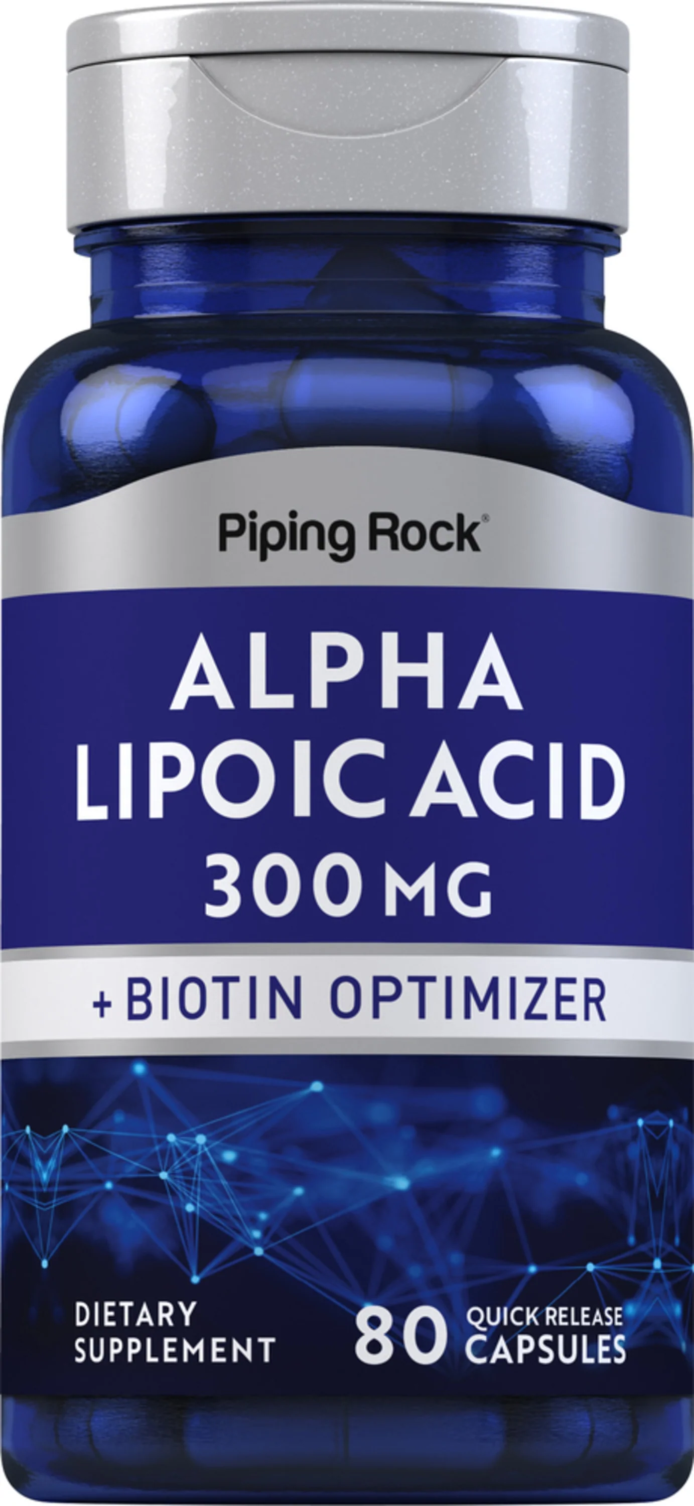 Alpha Lipoic Acid, 300 mg, 80 Quick Release Capsules - Image 3