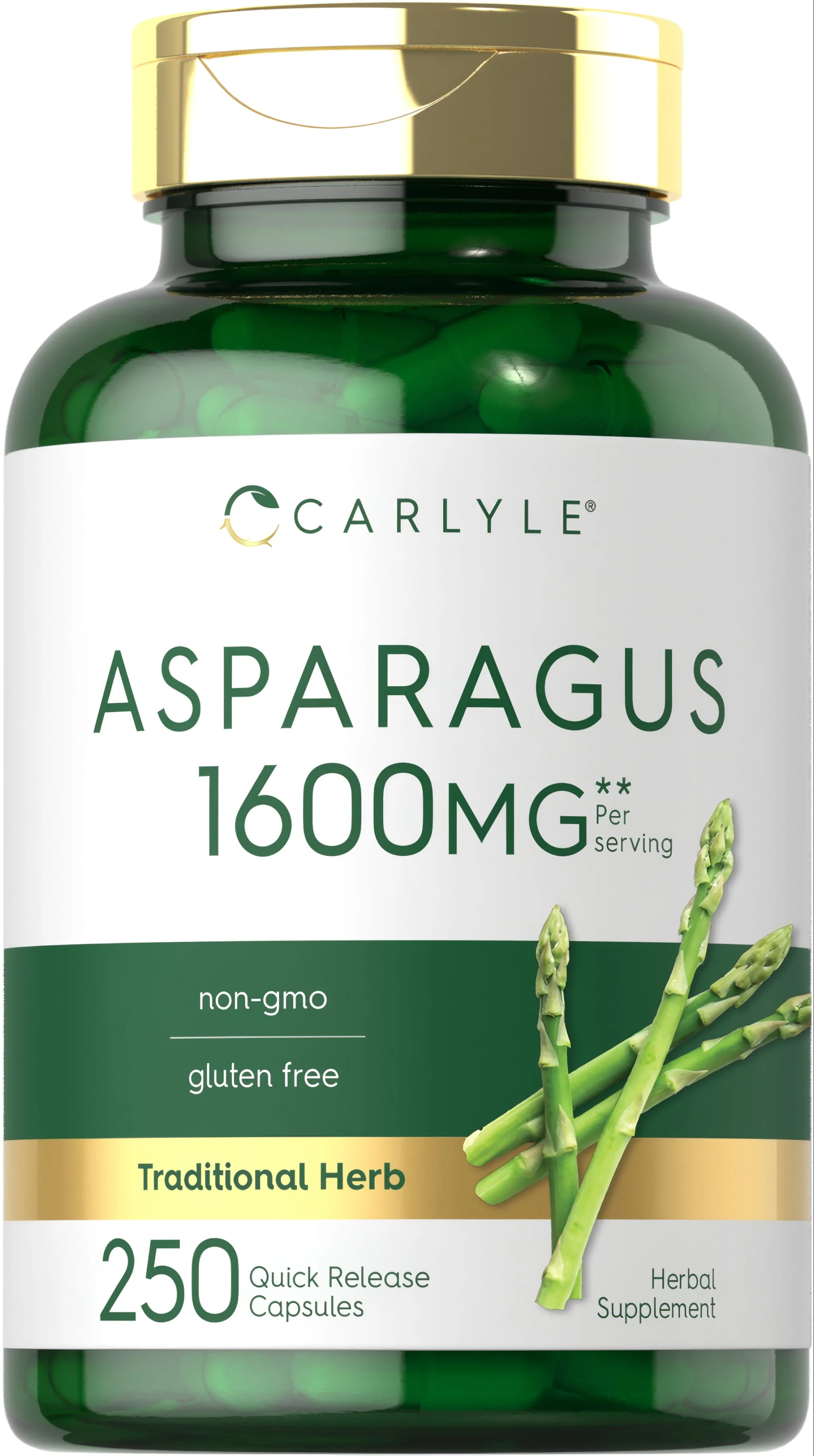 Asparagus, 1600 mg (per serving), 250 Quick Release Capsules