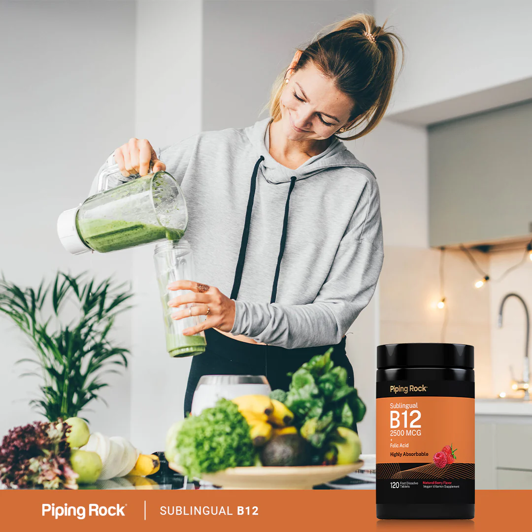 B12 2500 mcg + Folic Acid 400 mcg, 120 Fast Dissolve Tablets - Image 8