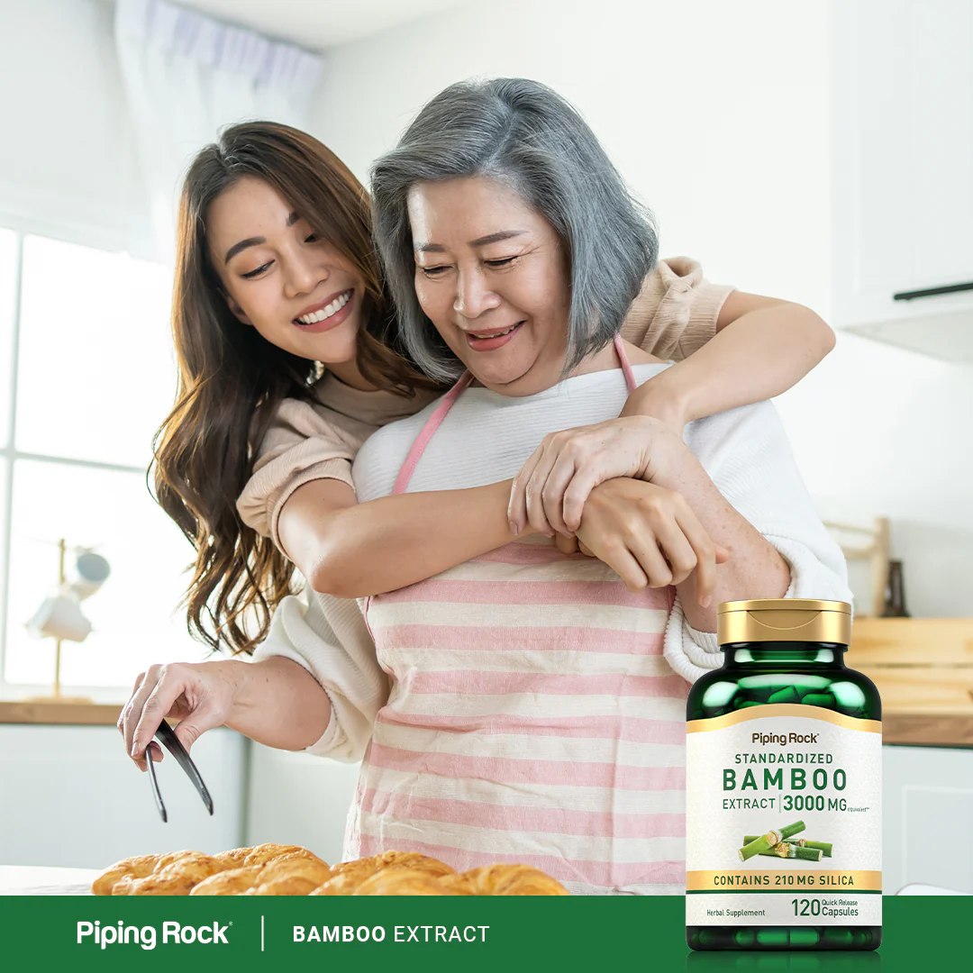 Bamboo Extract, 3000 mg, 120 Quick Release Capsules - Image 7