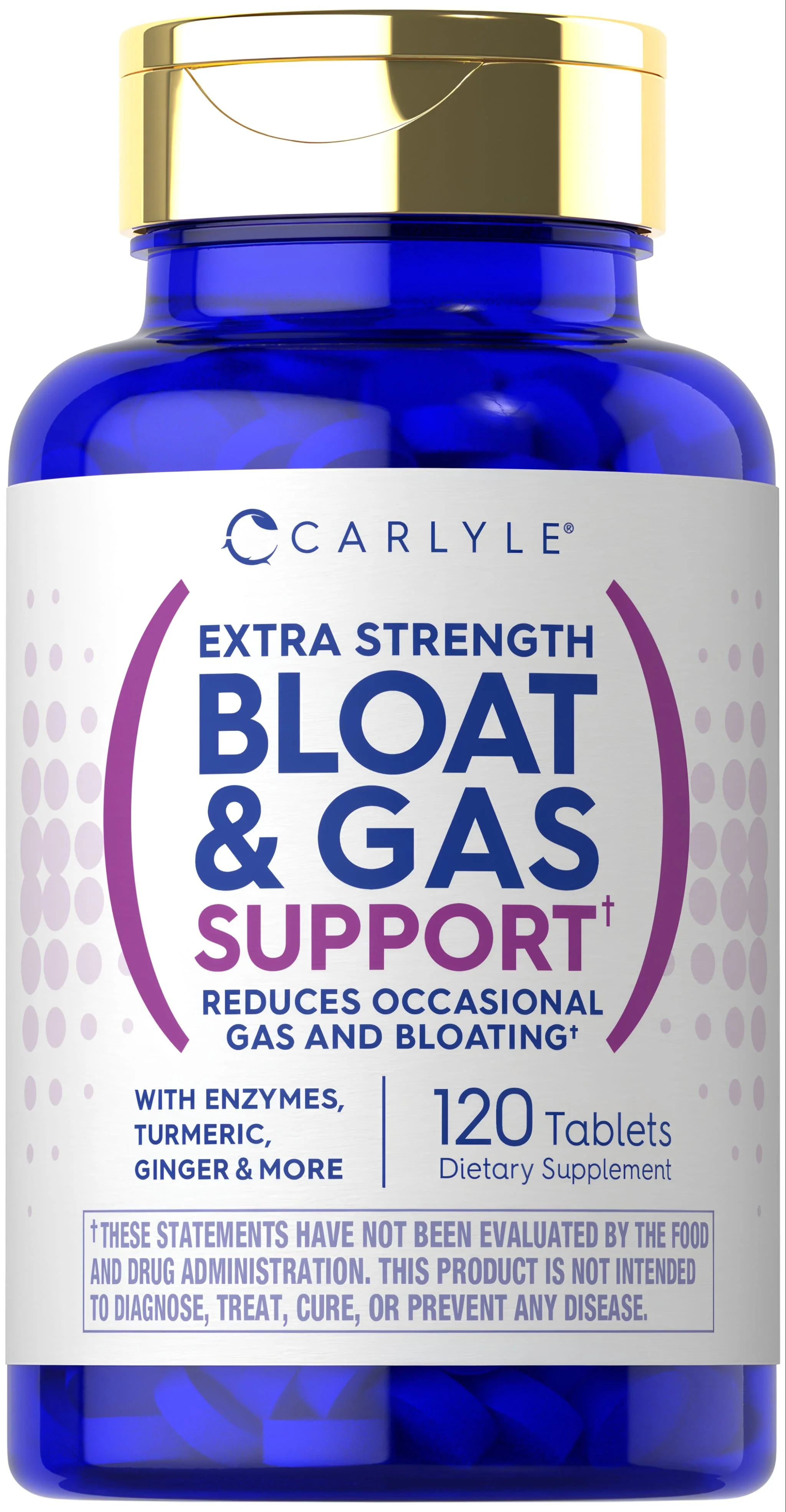 Bloat and Gas Support, 120 Tablets