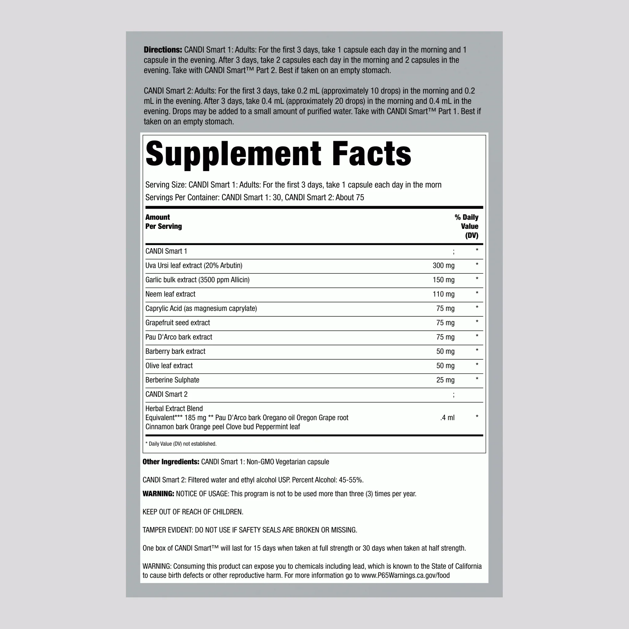 CandiSmart Yeast Balancing Formula - Image 2