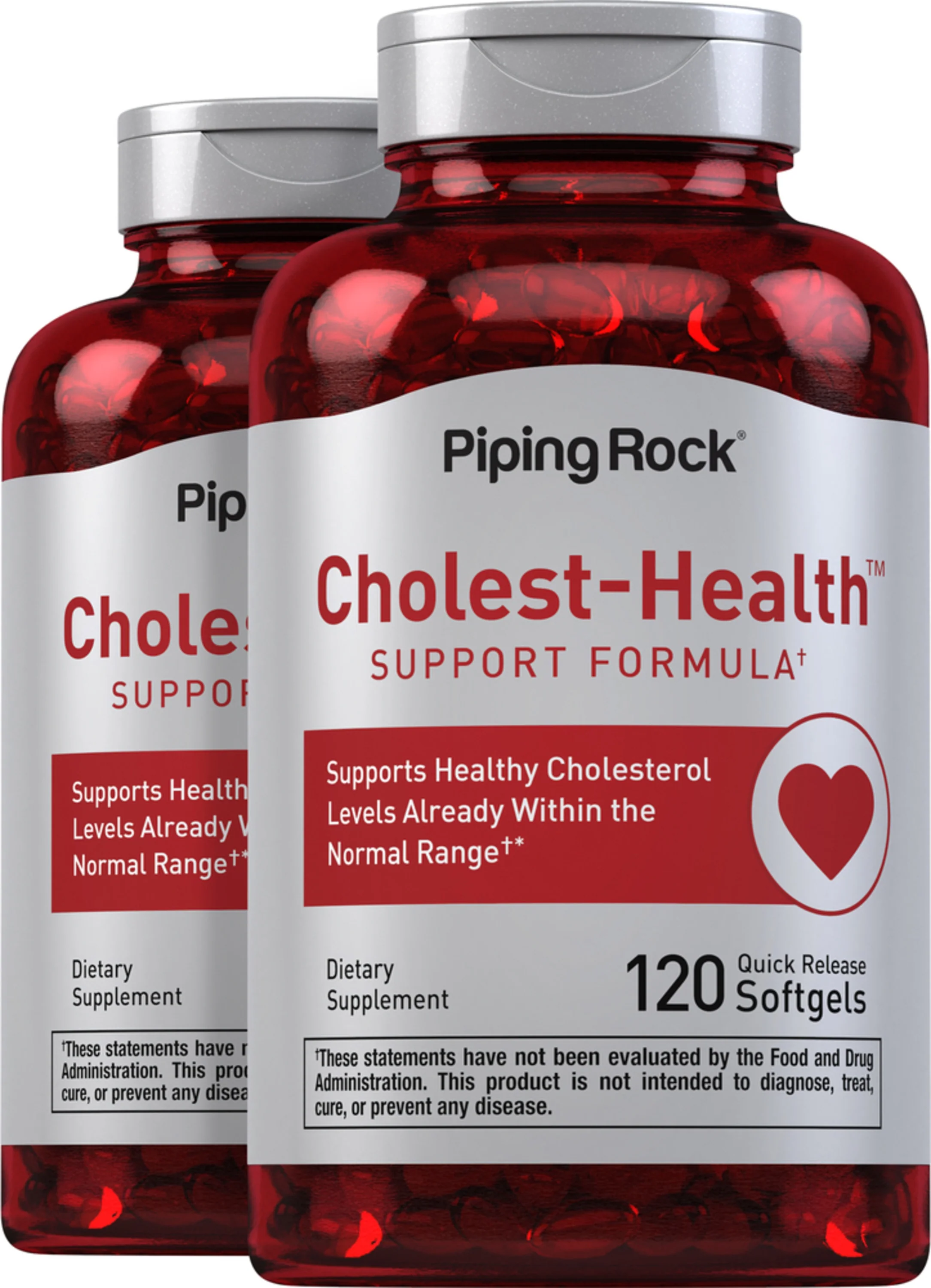 Cholest-Health, 120 Quick Release Softgels, 2 Bottles