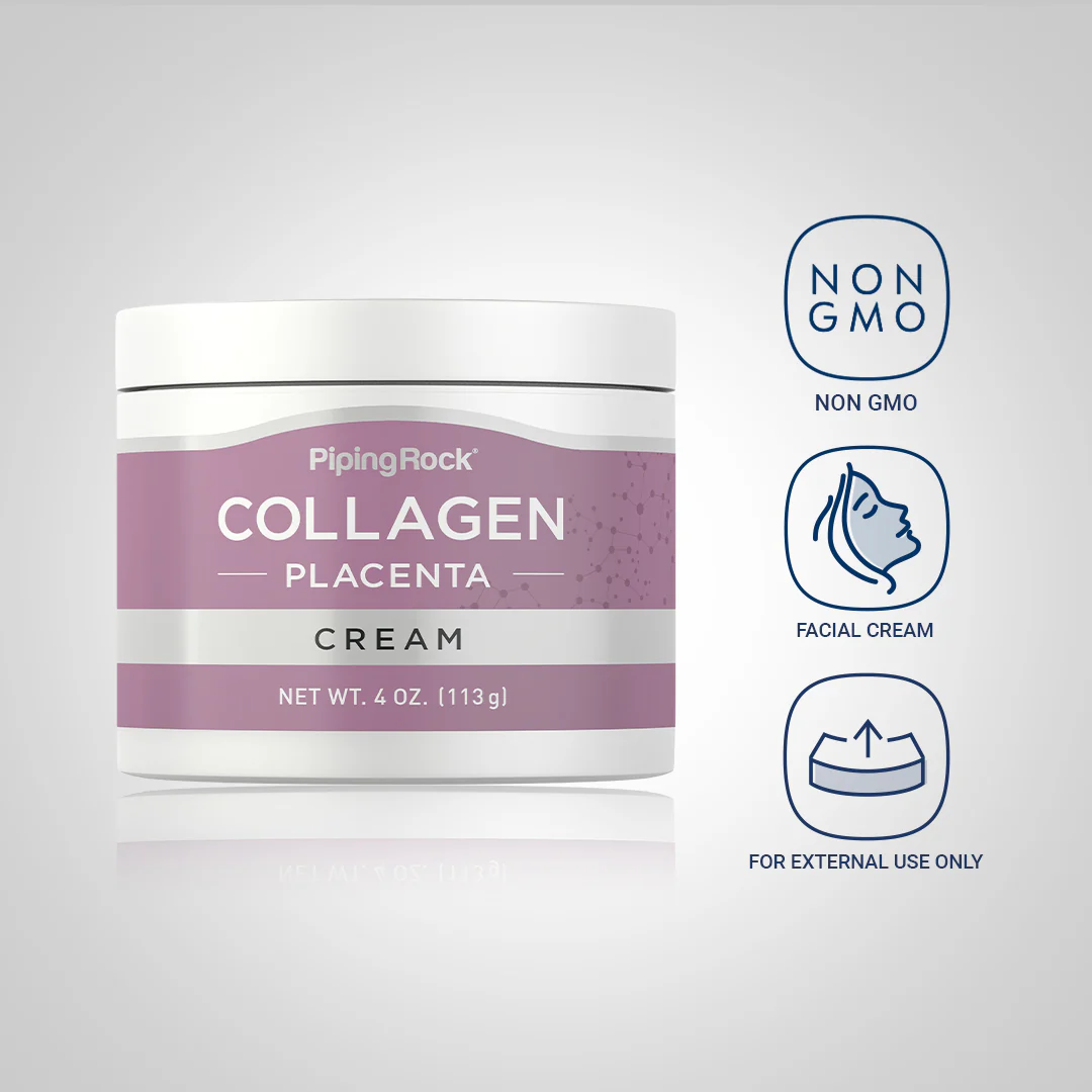 Collagen & Placenta Cream, 4 oz (113 g) Jar - Image 4
