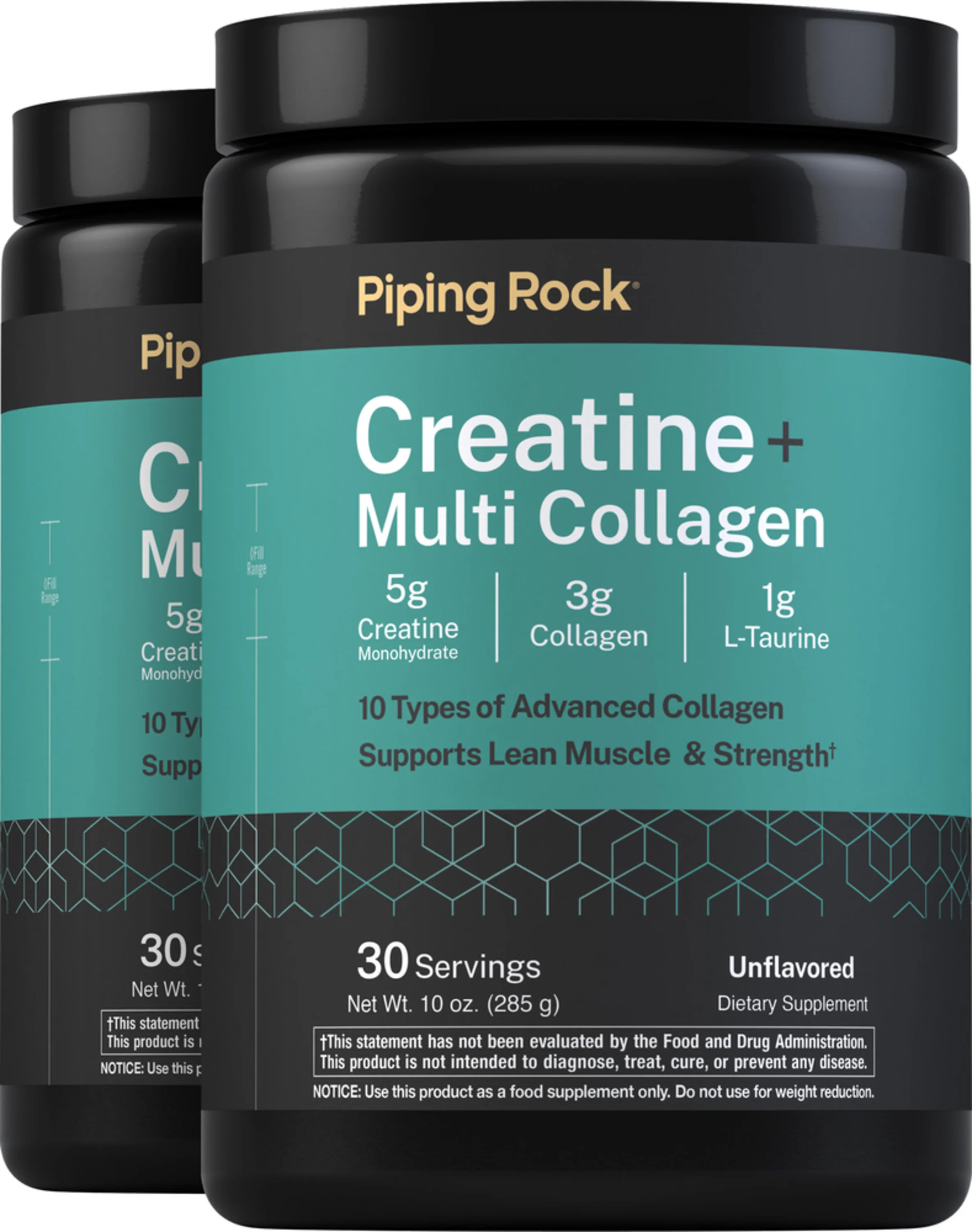 Creatine plus Multi Collagen, 10 oz (285 g) Bottles, 2 Bottles