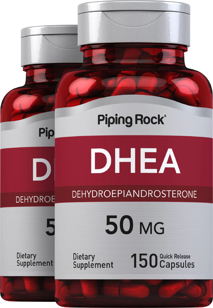 DHEA, 50 mg, 150 Quick Release Capsules, 2 Bottles