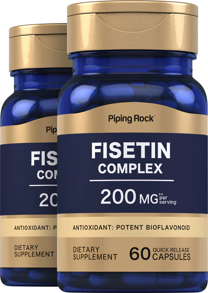 Fisetin Complex, 200 mg (per serving), 60 Quick Release Capsules, 2 Bottles