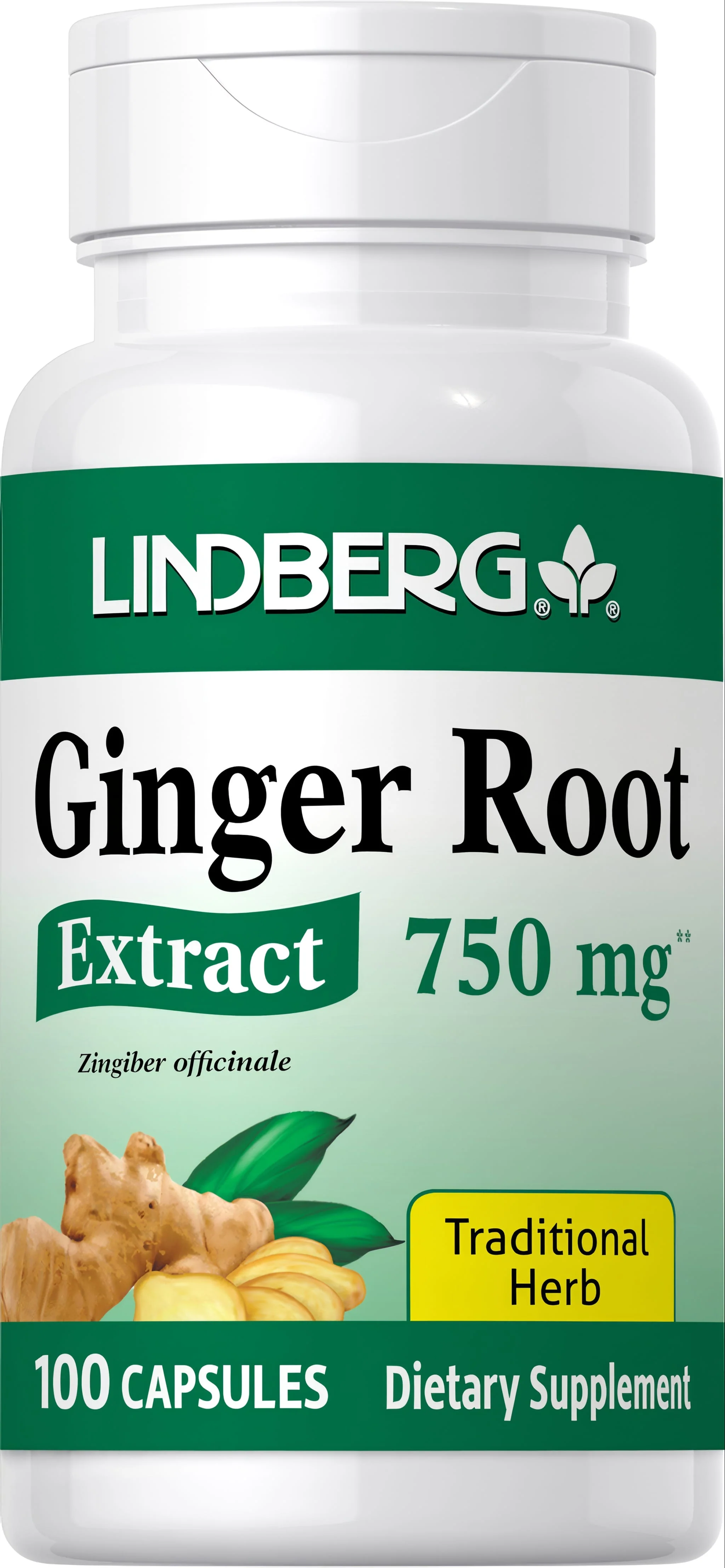 Ginger Root Extract, 750 mg, 100 Capsules - Image 8