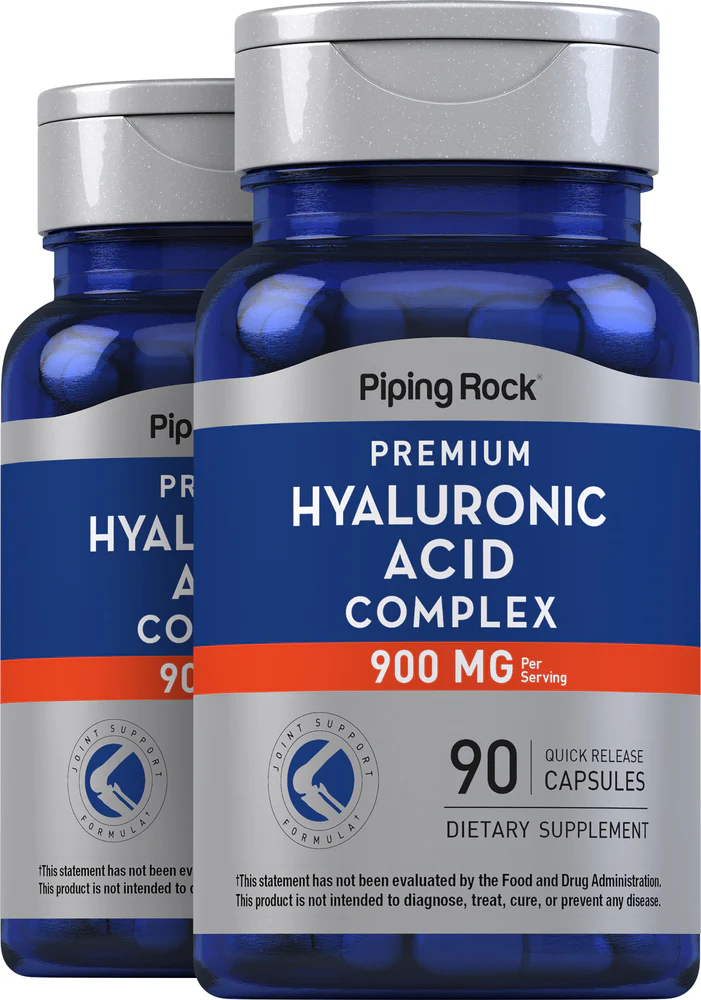 Hyaluronic Acid Complex, 900 mg (per serving), 90 Quick Release Capsules, 2 Bottles