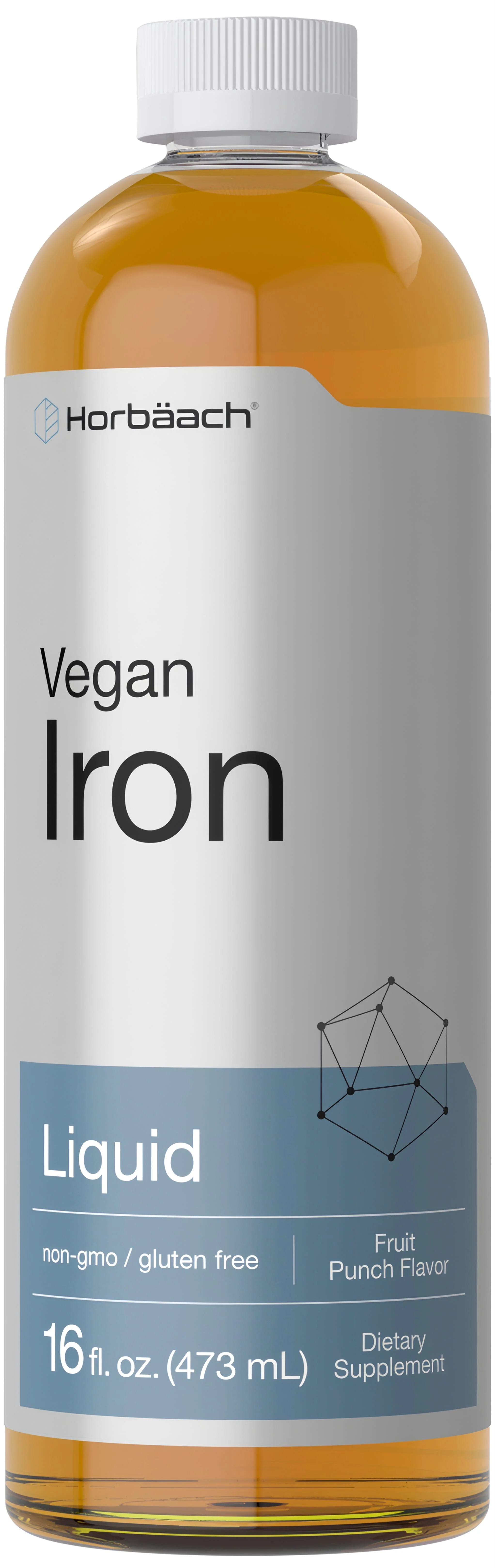 Liquid Iron (Fruit Punch), 16 fl oz (473 mL) Bottle