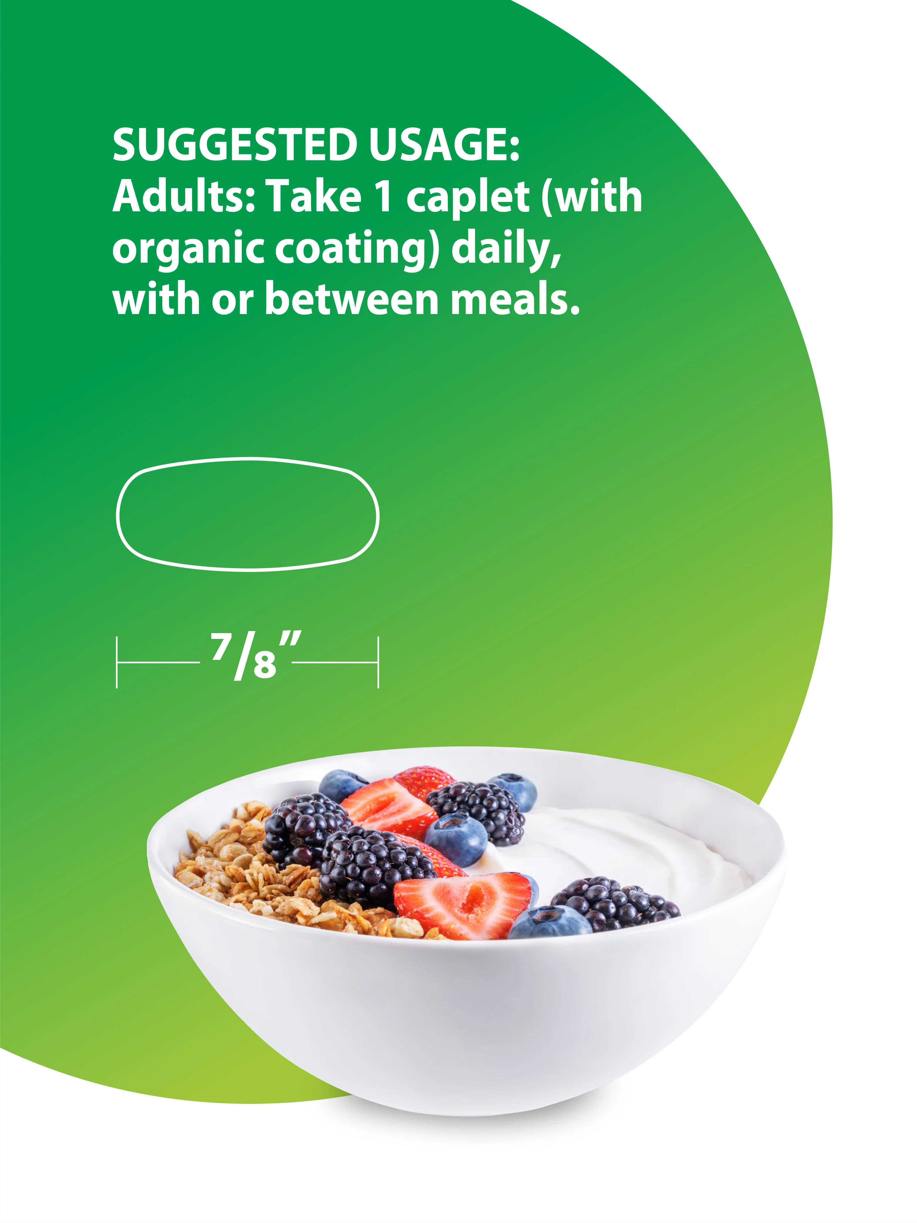 Magnesium Calcium + Real Food Nutrients, 90 Vegan Caplets - Image 6