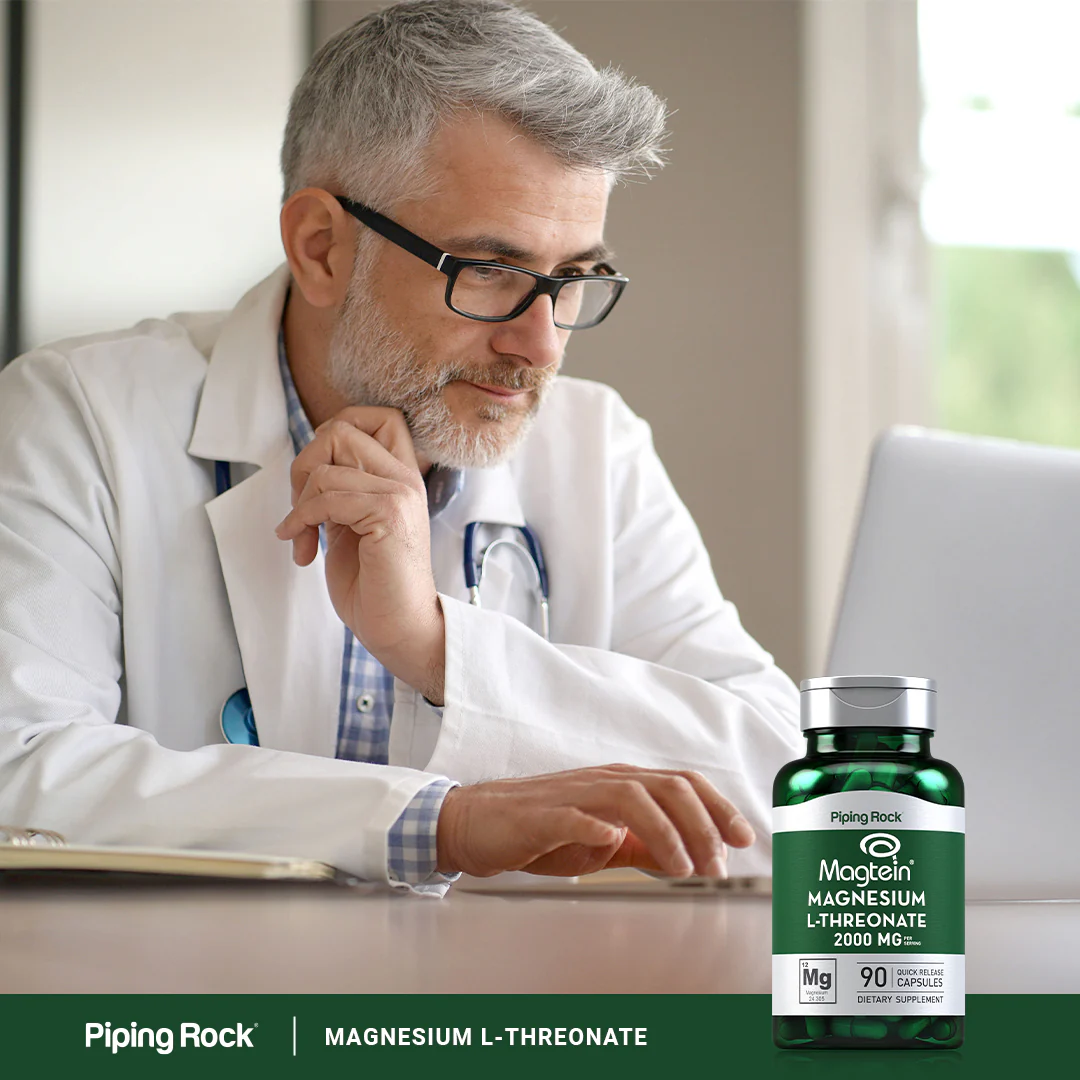Magnesium L-Threonate Magtein, 90 Quick Release Capsules - Image 7