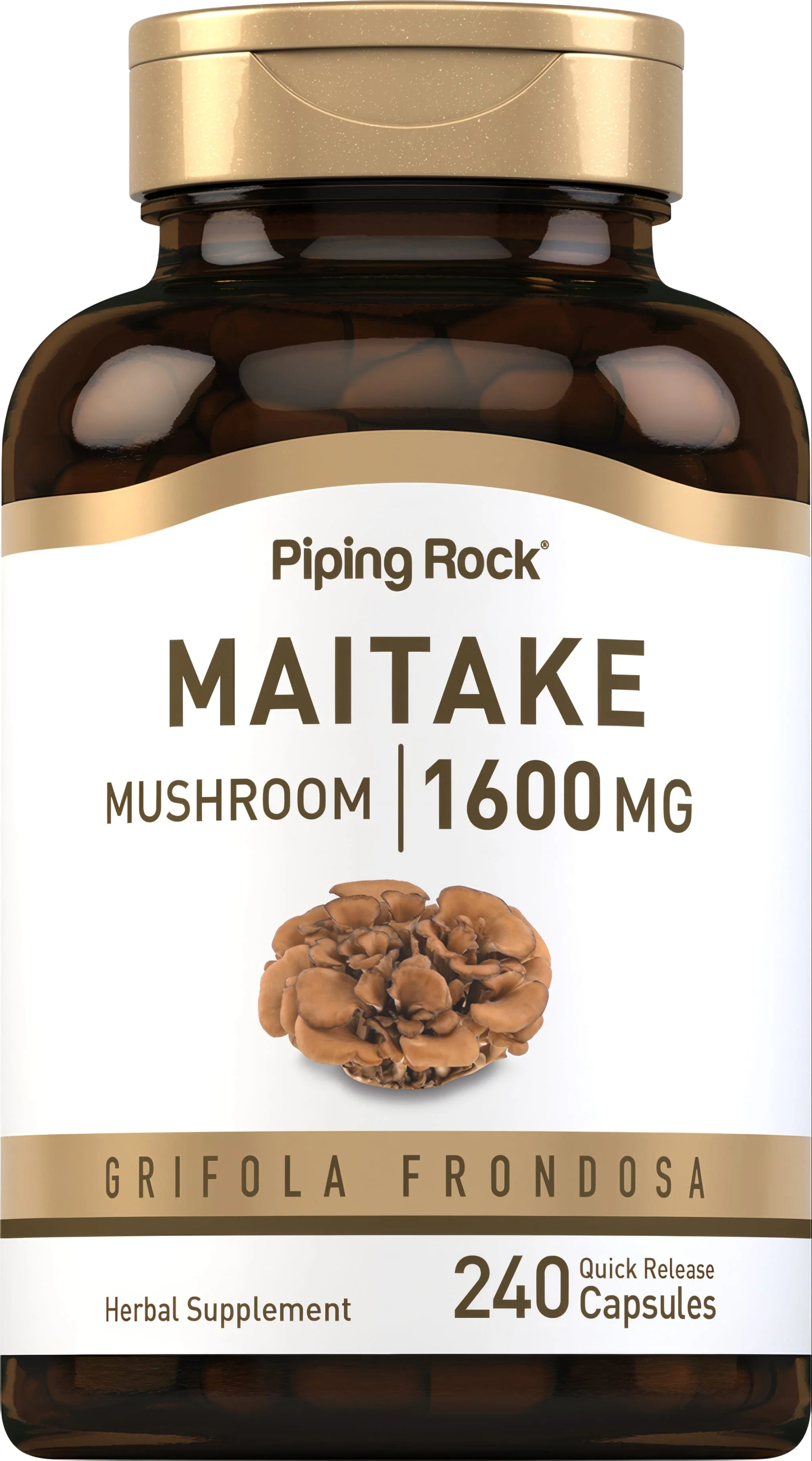 Maitake Mushroom Extract, 1,600 mg (per serving), 240 Quick Release Capsules
