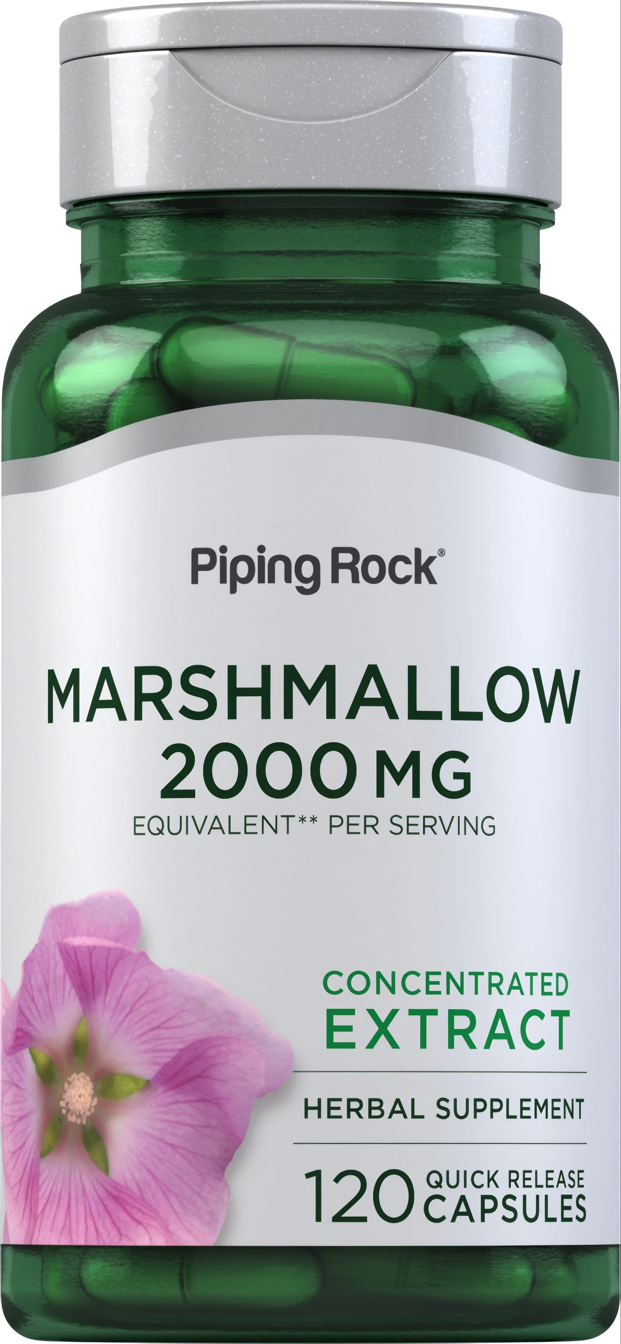 Marshmallow, 2000 mg (per serving), 120 Quick Release Capsules - Image 8