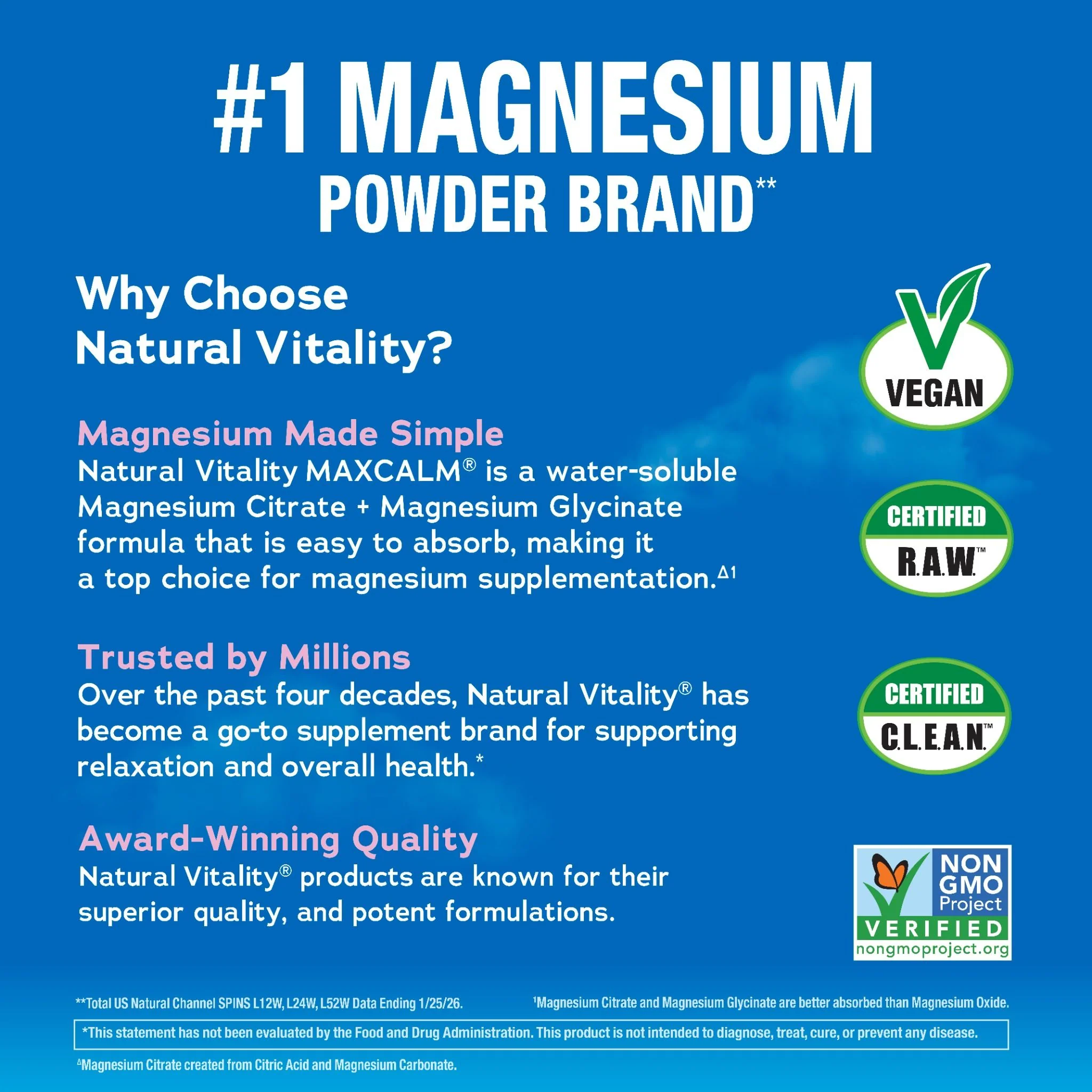 MAXCALM Powder Raspberry-Lemon Flavor, 16 oz (453 g) - Image 7