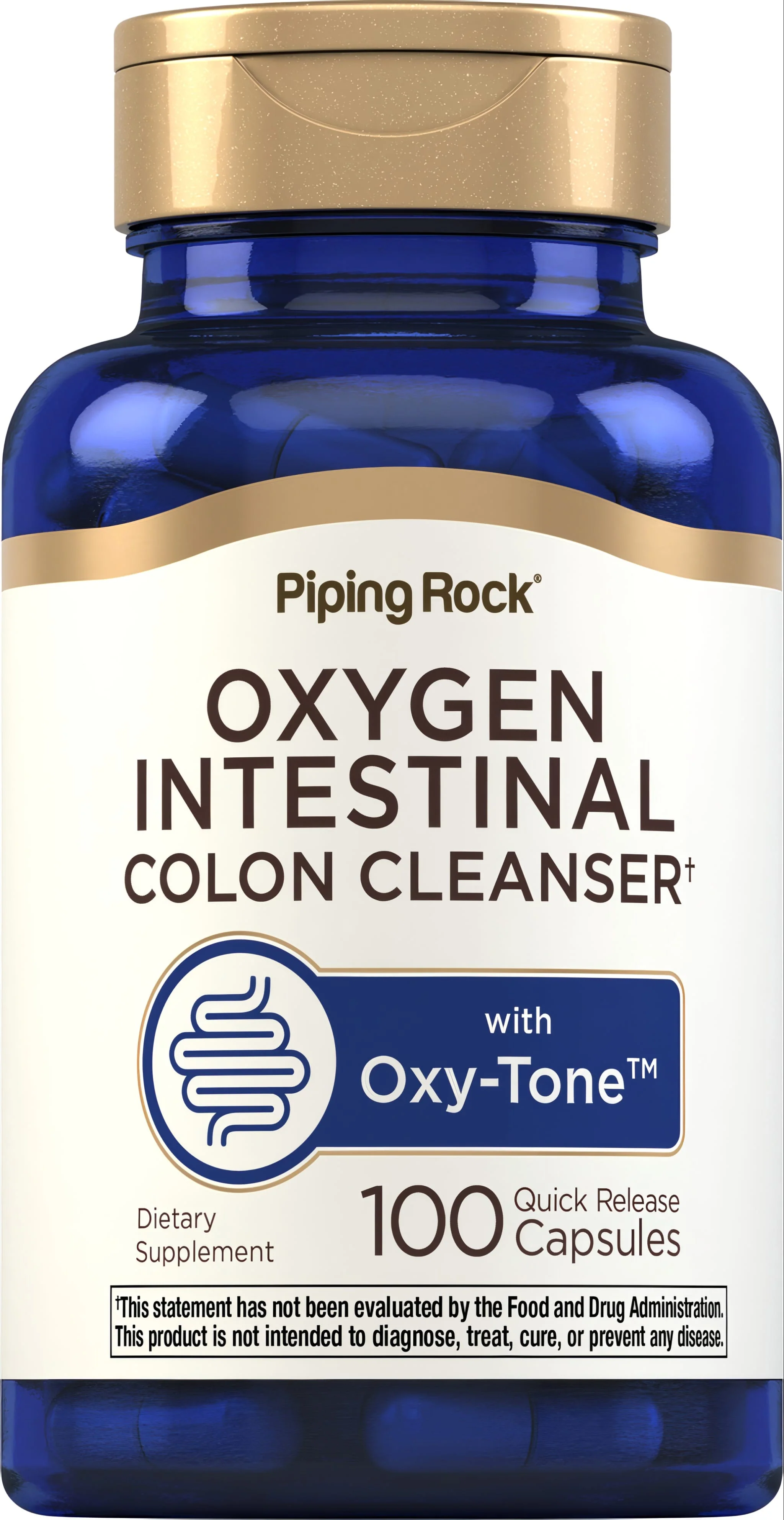 Oxy-Tone Oxygen Intestinal Cleanser, 100 Quick Release Capsules