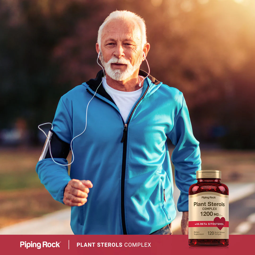 Plant Sterols Complex w/ Beta Sitosterol, 1200 mg (per serving), 120 Quick Release Softgels - Image 7