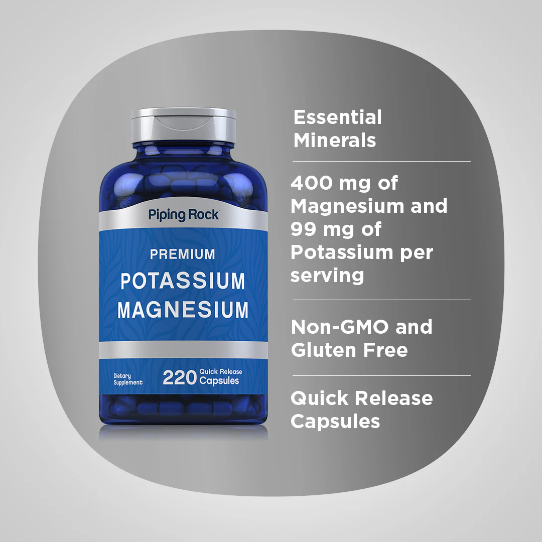 Potassium Magnesium, 220 Quick Release Capsules - Image 4
