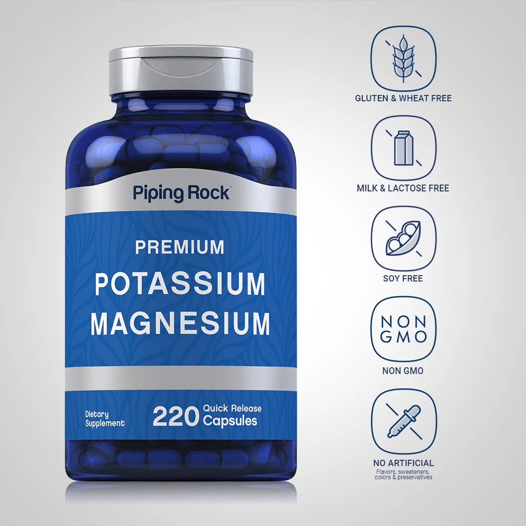 Potassium Magnesium, 220 Quick Release Capsules - Image 5