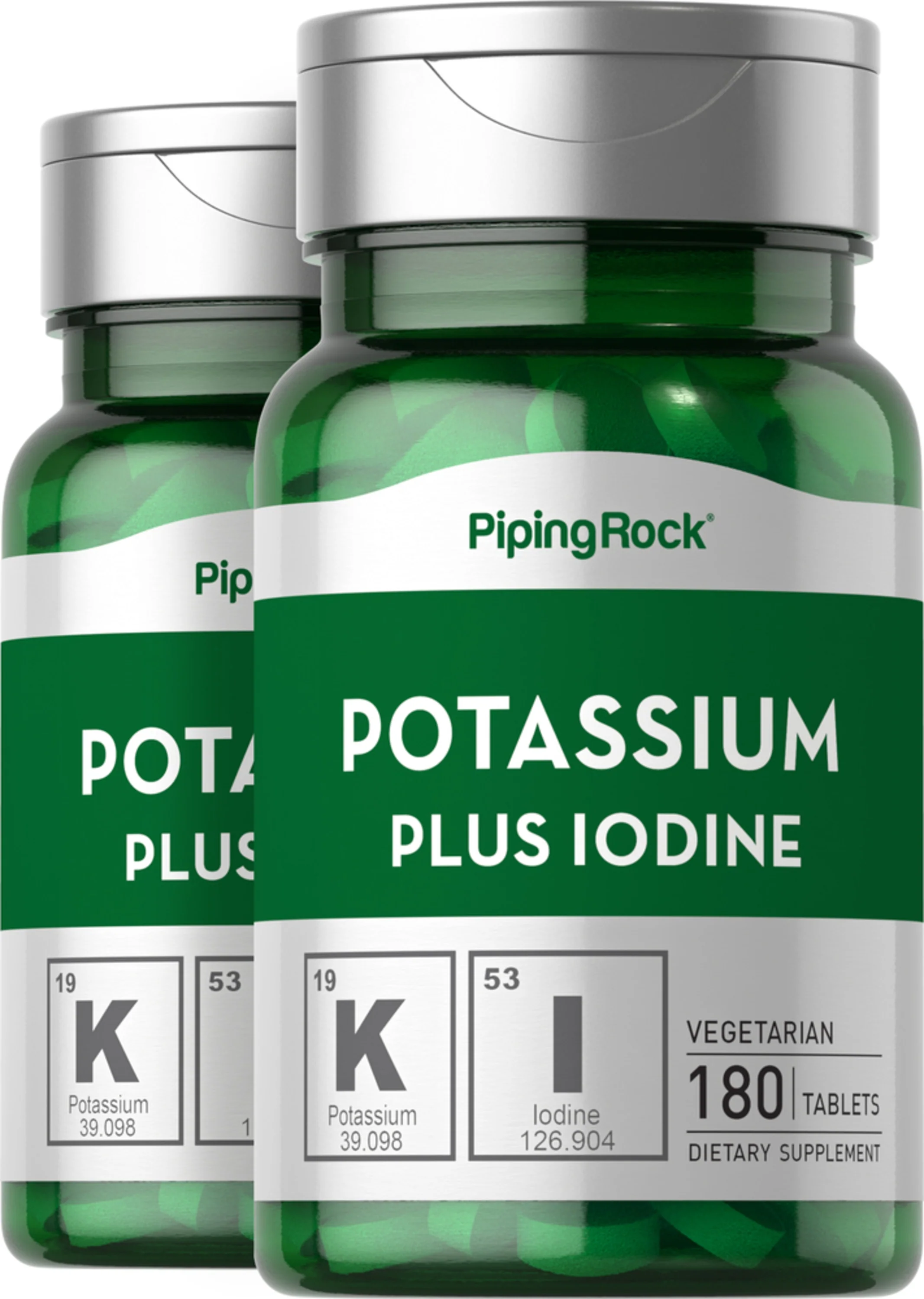 Potassium Plus Iodine, 180 Tablets, 2 Bottles