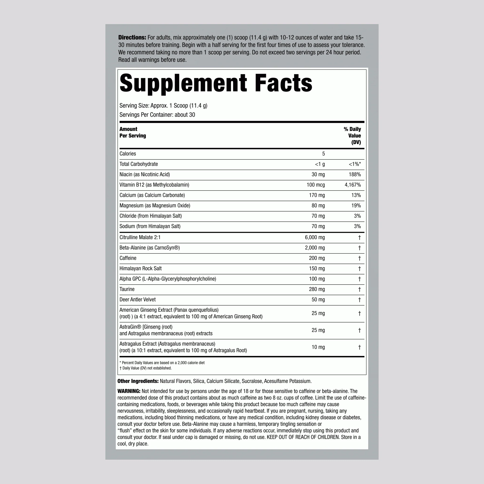 Pre-Workout Intensifier (Juiced Fruit Pump), 12.063 oz (343 g) Bottle, 2 Bottles - Image 2