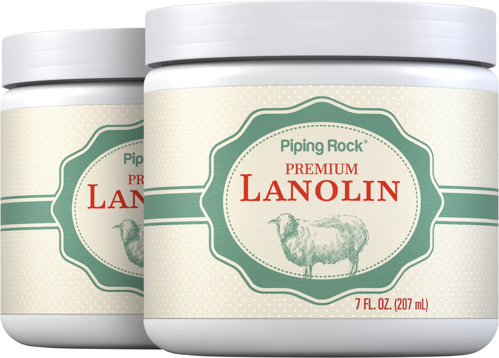 Pure Lanolin Cream, 7 fl oz (207 mL) Jar, 2 Jars