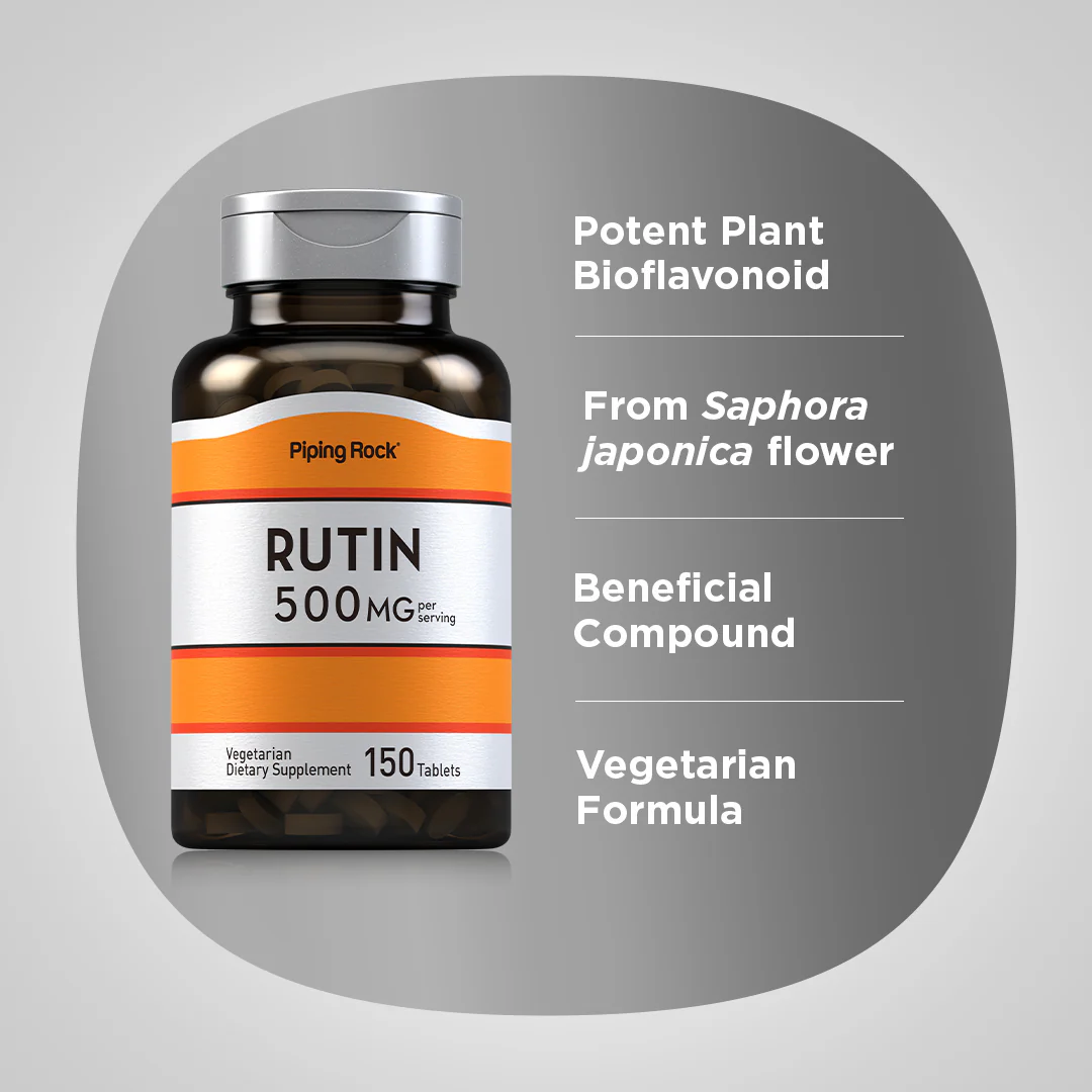 Rutin, 500 mg (per serving), 150 Tablets - Image 4