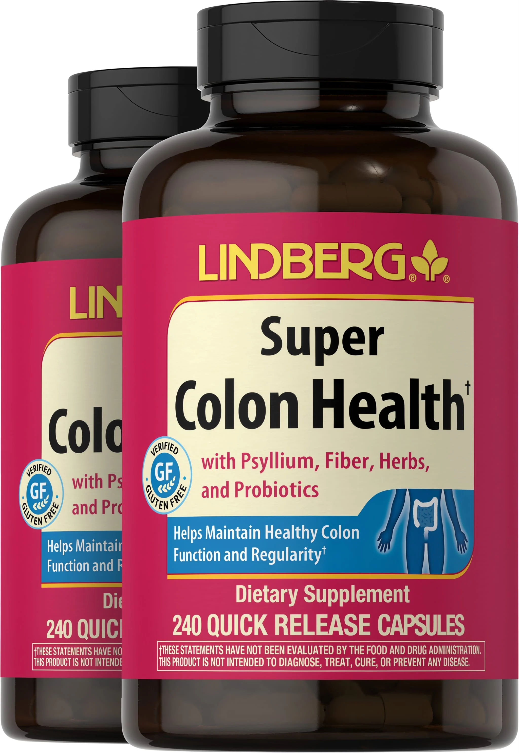 Super Colon Health, 240 Quick Release Capsules, 2 Bottles