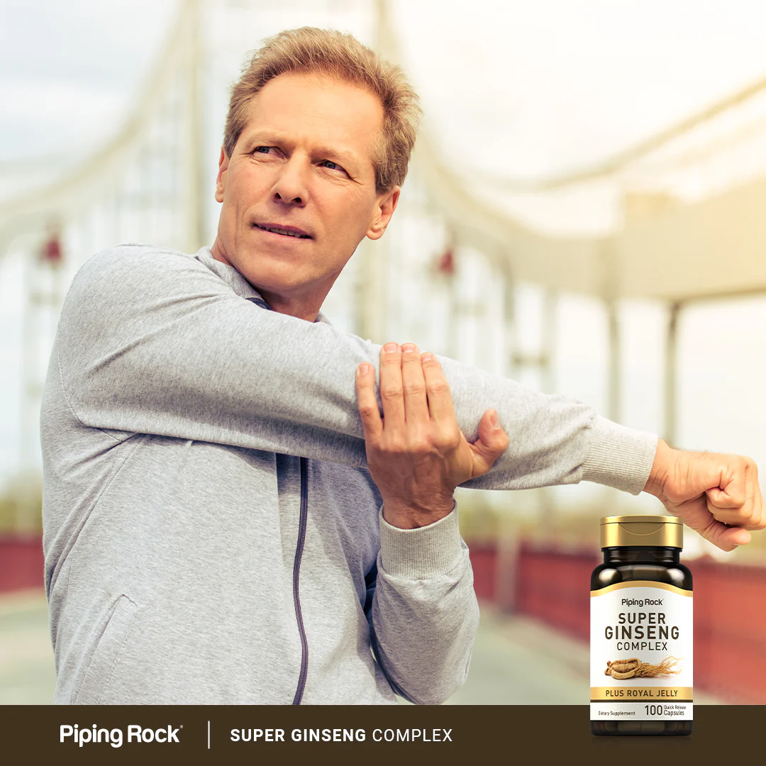 Super Ginseng Complex Plus Royal Jelly, 100 Quick Release Capsules - Image 7