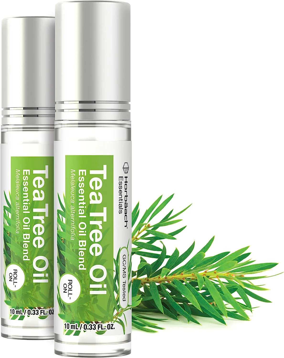 Tea Tree Essential Oil Roll-On Blend (2 Pack), 10mL / 0.33 fl.oz Roll-On - Image 3