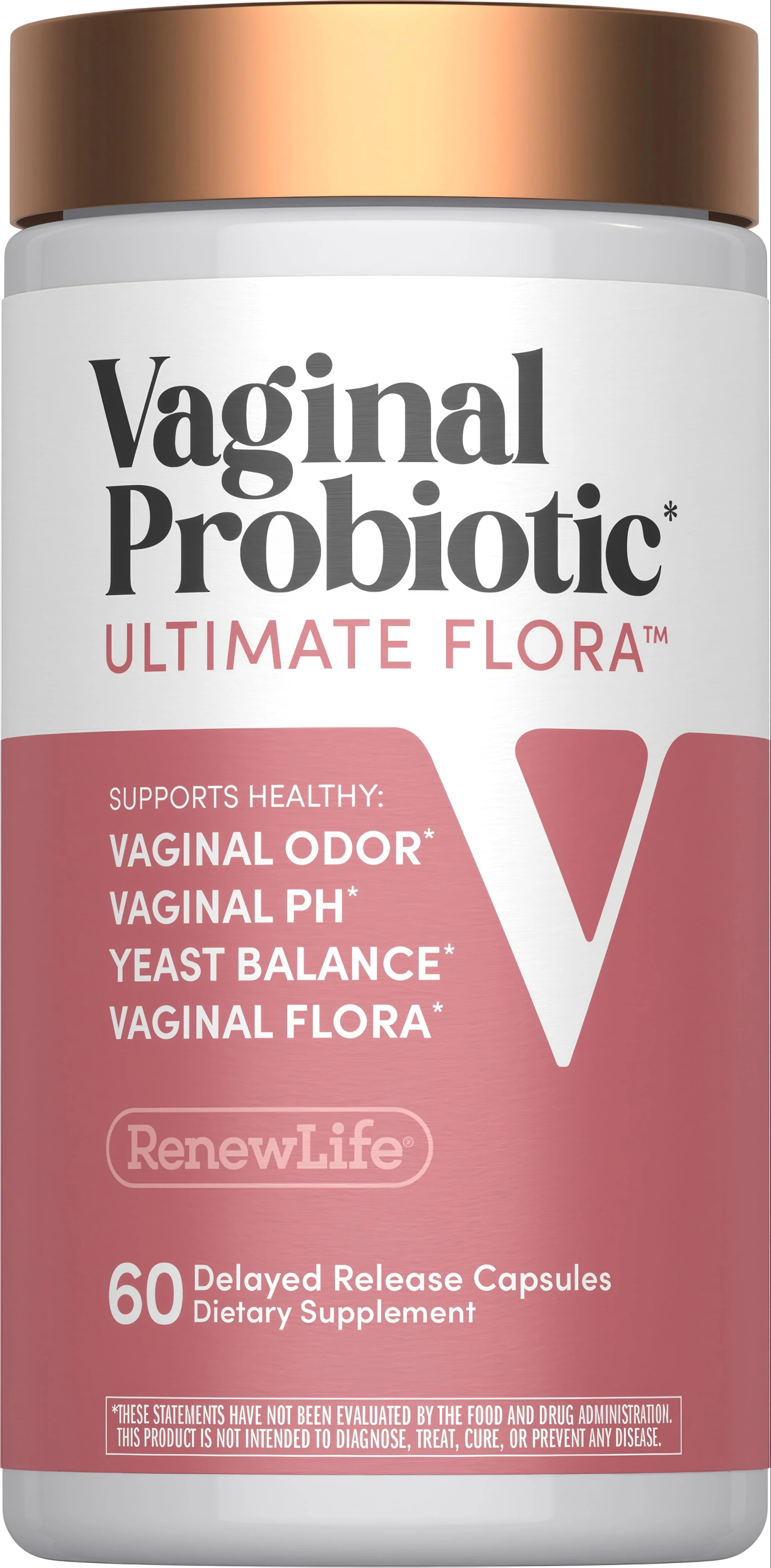 Ultimate Flora Vaginal Probiotic, 60 Delayed Release Capsules
