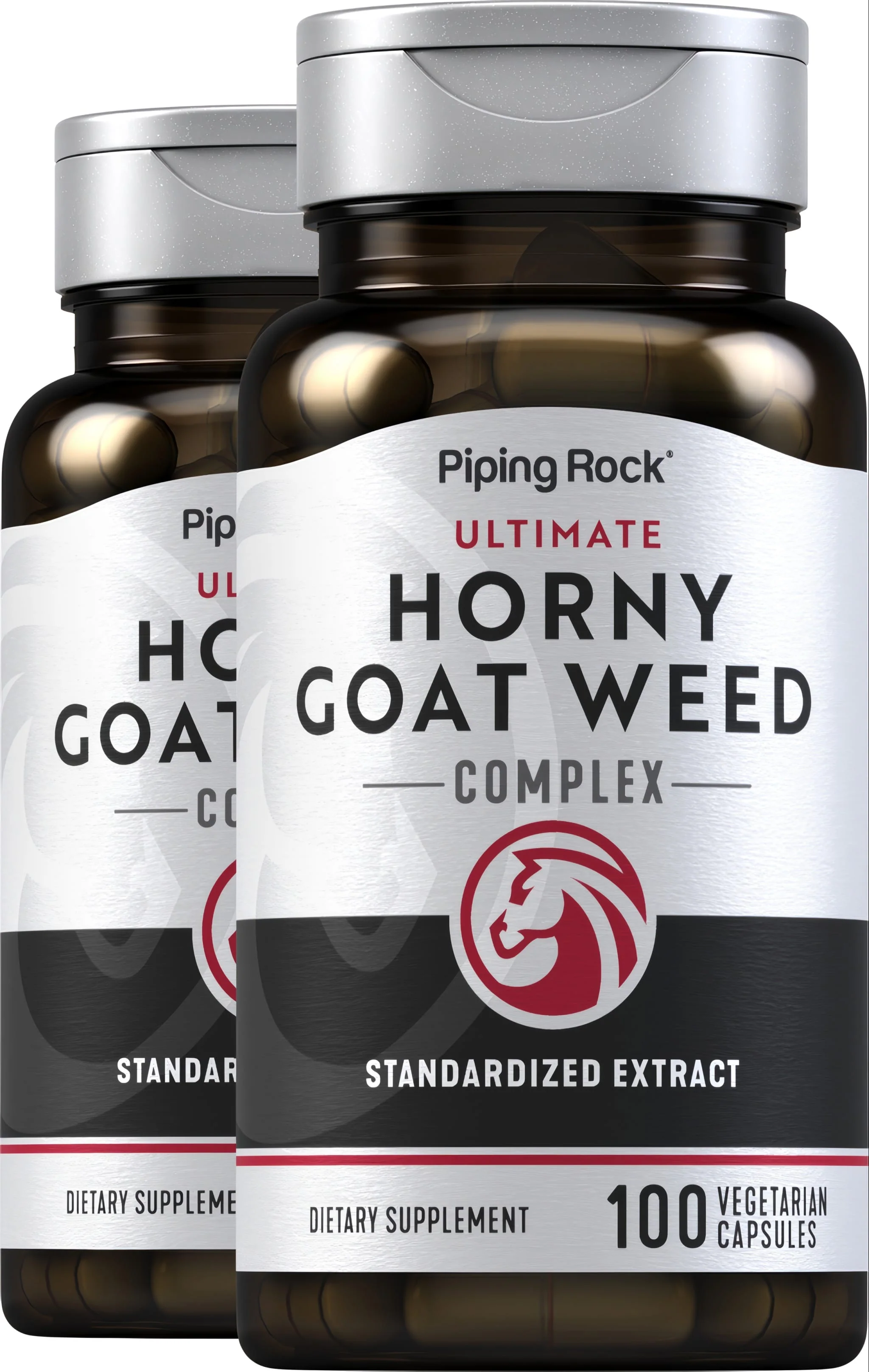 Ultimate Horny Goat Weed Complex, 100 Vegetarian Capsules, 2 Bottles