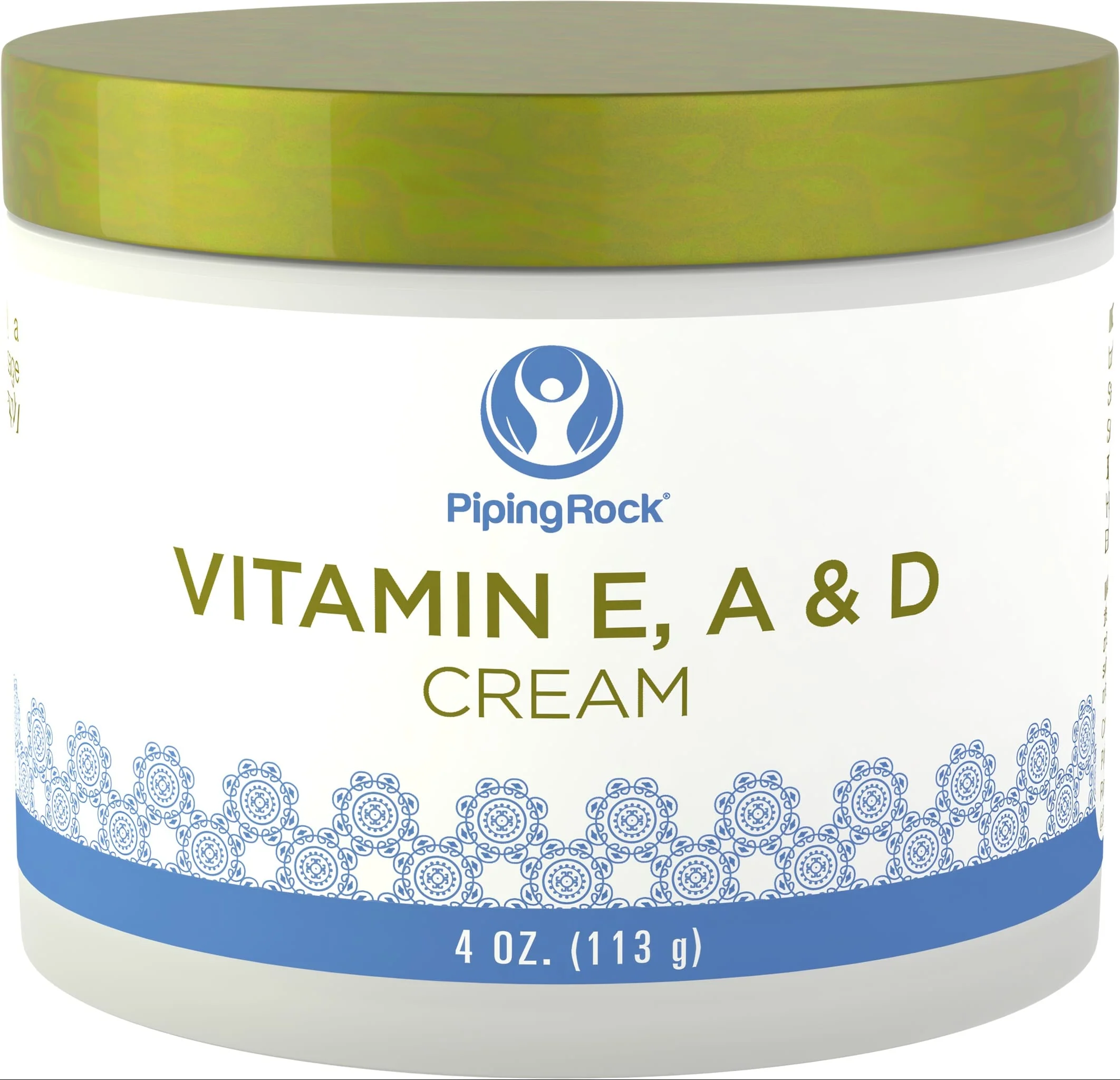 Vitamin E, A & D Cream, 4 oz (113 g) Jar