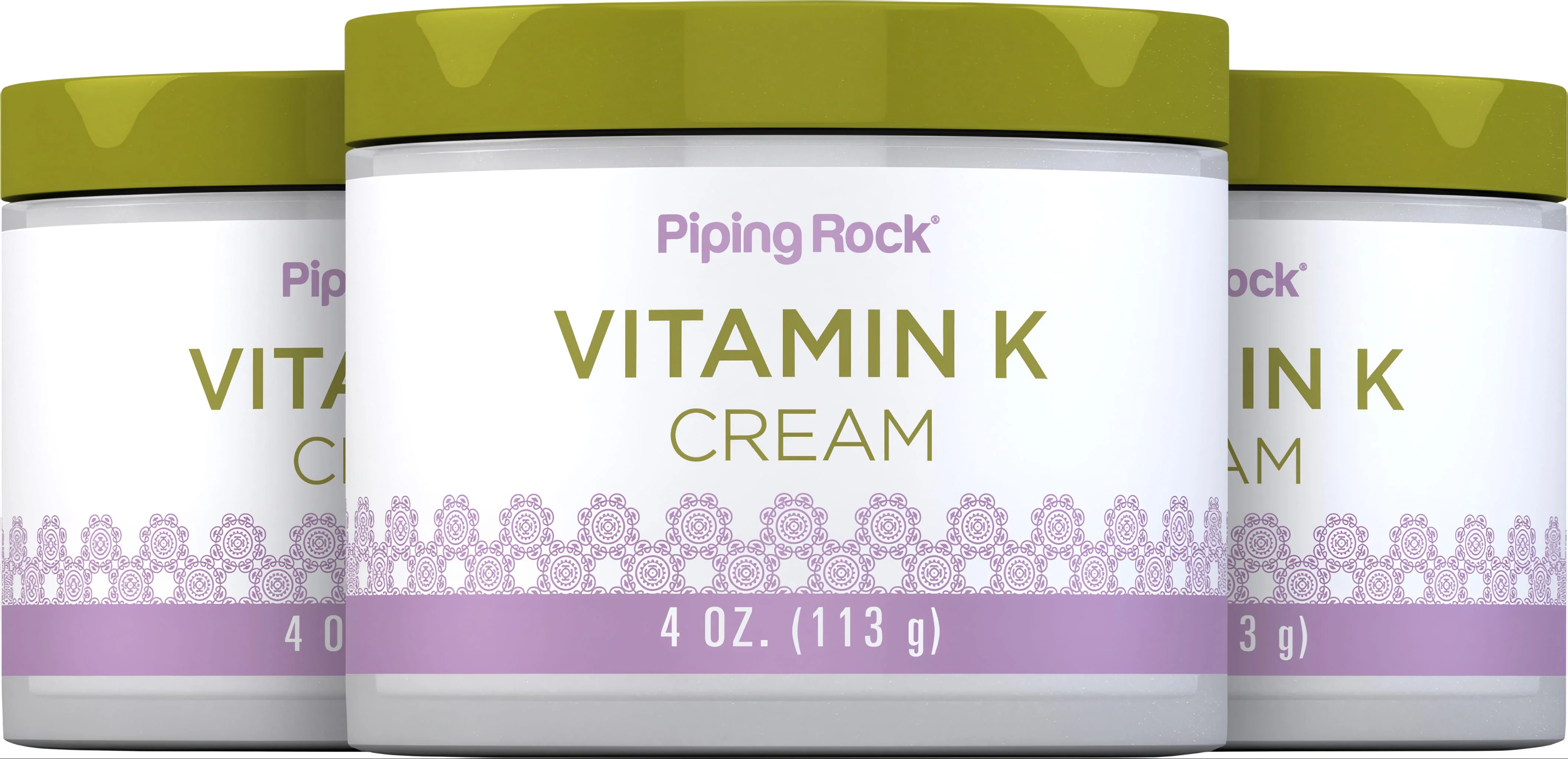 Vitamin K Cream, 4 oz (113 g) Jar, 3 Jars