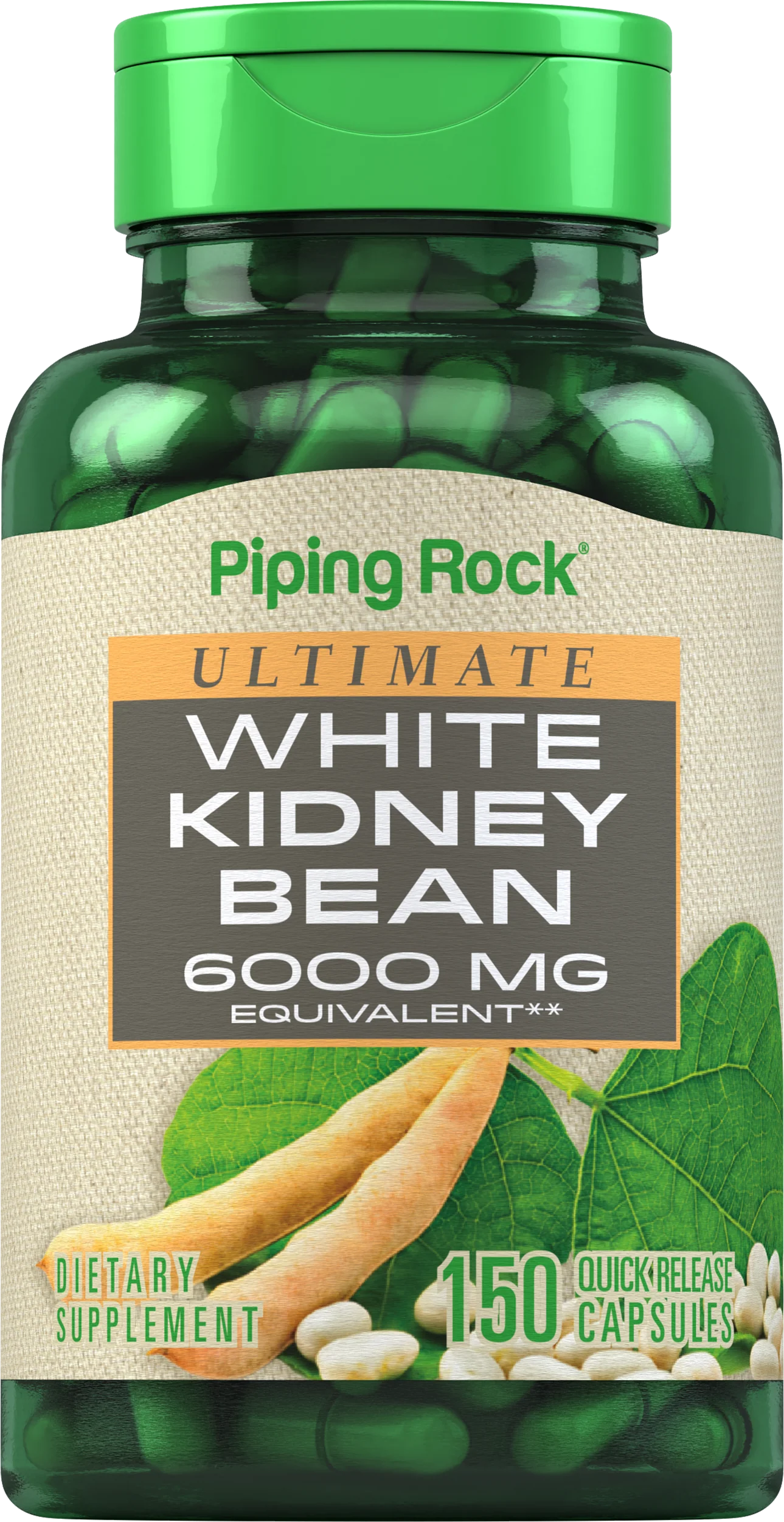 White Kidney Bean, 6000 mg, 150 Quick Release Capsules