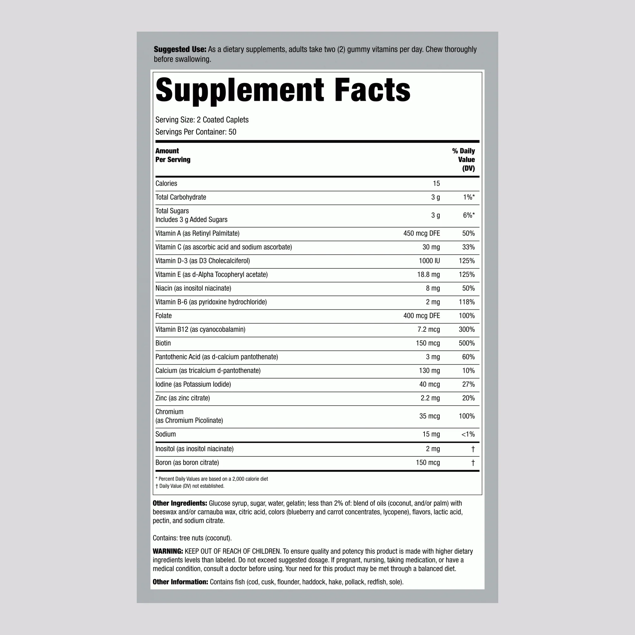 Women's Multi (Berry), 70 Gummies - Image 2