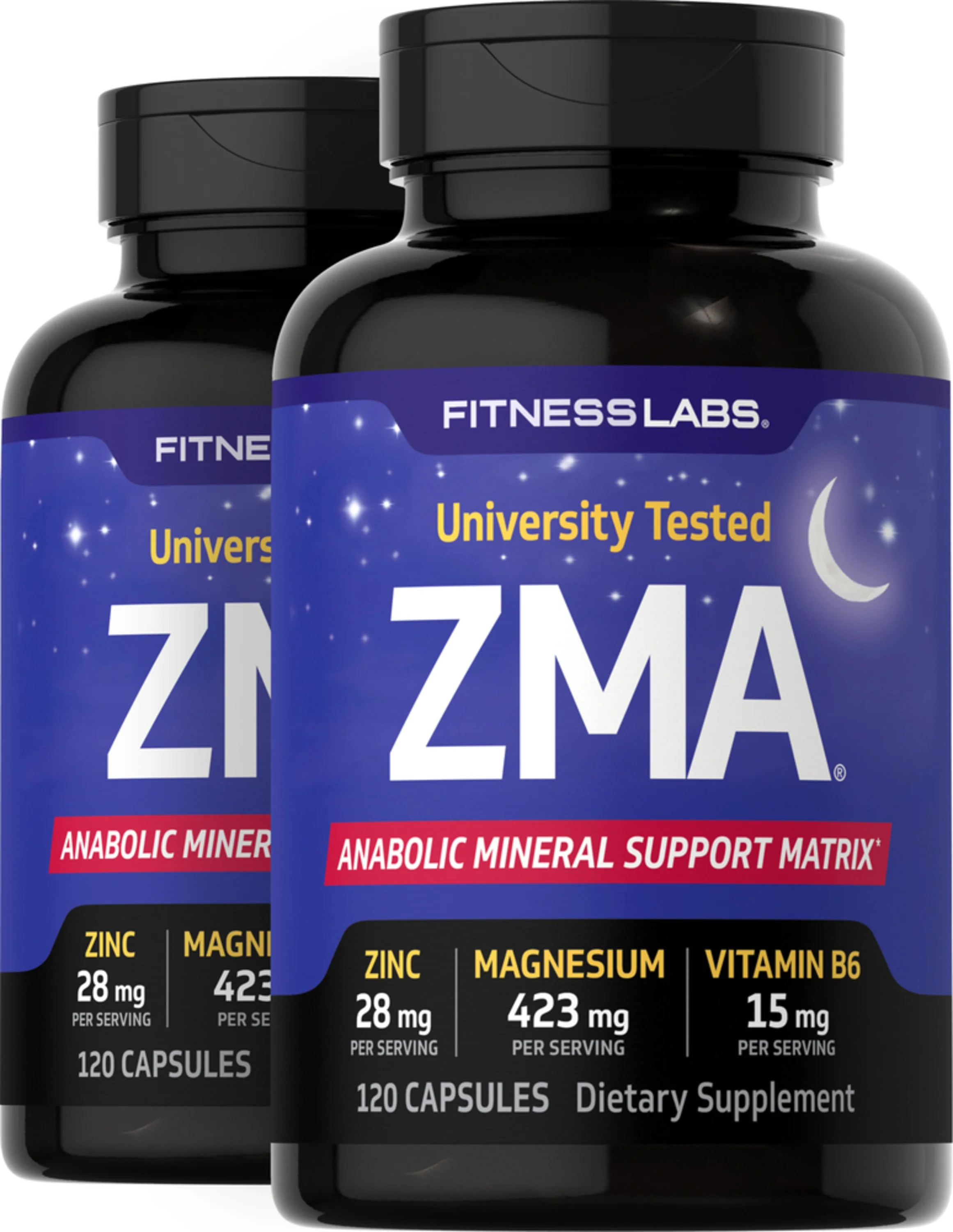 ZMA, 120 Capsules, 2 Bottles